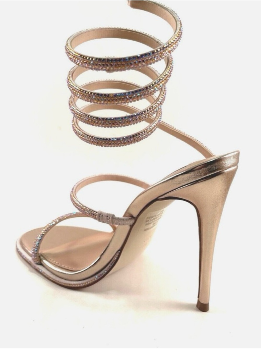 Steve Madden Blush Crystal-Strap Heels - Picture 3 of 3